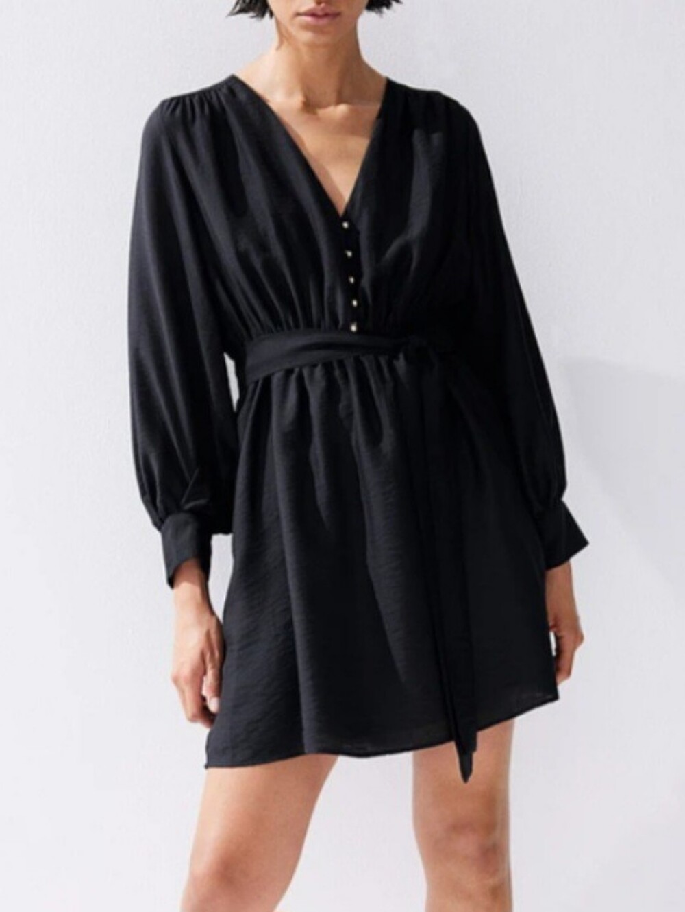 NWT H&M Black Long Sleeve Dress Size Small